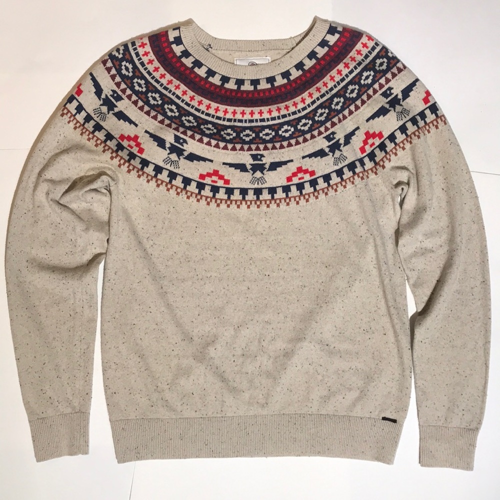 On The Byas Men’s Small Native American Sweater